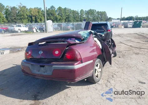 2003 Chevrolet Impala Ls from USA, damaged, VIN 2G1WH52K139180123